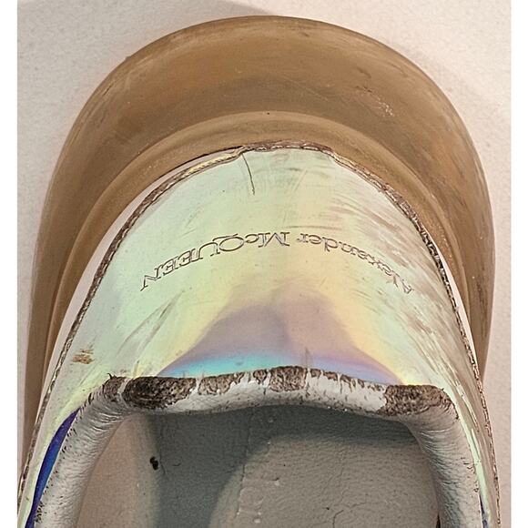 Alexander McQueen Oversized Sneaker “White Multi” Size 36.5 Made In Italy - Picture 13 of 16